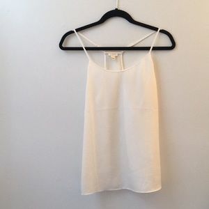 White racerback camisole